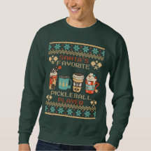 Santa's favoriete Pickleball Player Retro Hot Coco