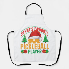 Santa's Favoriete Pickleball Speler - Grappig Schort