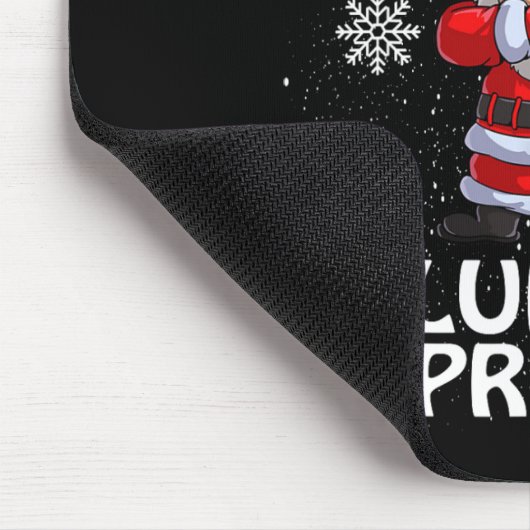 Santa's Favoriete Plumber Apprentice Kerstmis Muismat (Hoek)