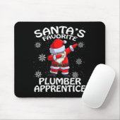 Santa's Favoriete Plumber Apprentice Kerstmis Muismat (Met muis)