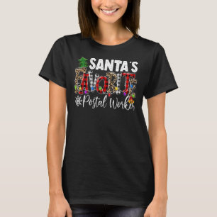Santa's favoriete postarbeider Bun Women Chr T-shirt