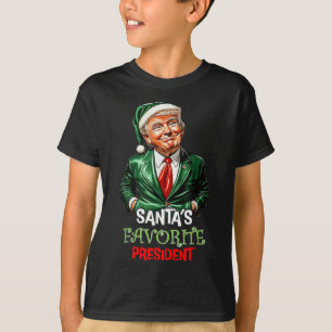 Santas Favoriete President Funny Santa Trump 2024 T-shirt