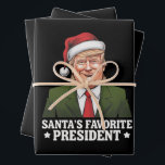 Santa's favoriete President Funny Trump Christmas Inpakpapier Vel<br><div class="desc">Santa's favoriete President Funny Trump Christmas</div>