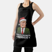 Santa's favoriete President Funny Trump Christmas Schort (Insitu)