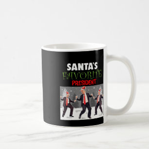 Santa's Favoriete President Santa Trump Dance Funn Koffiemok