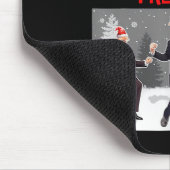 Santa's Favoriete President Santa Trump Dance Funn Muismat (Hoek)