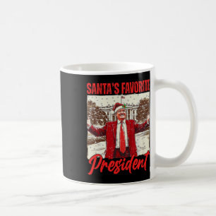 Santa's Favoriete President Trump 2024 Christmas F Koffiemok