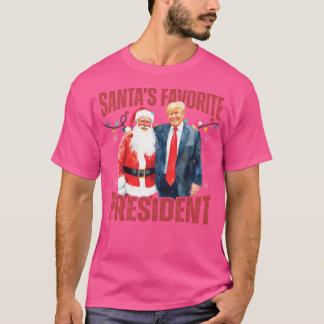 Santa's favoriete President Trump Kerstman T-shirt