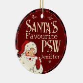 Santas Favoriete PSW Keramisch Ornament (Rechts)