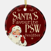 Santas Favoriete PSW Keramisch Ornament (Voorkant)