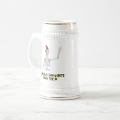 Santa's favoriete Rad Tech Bierpul (Voorkant links)