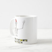 Santa's favoriete Rad Tech Koffiemok (Voorkant links)
