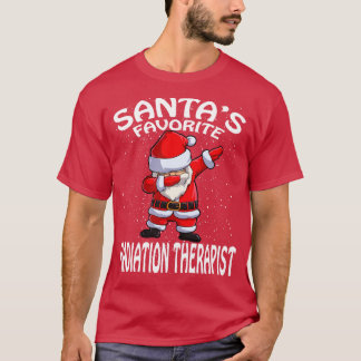 Santas Favoriete Radiation Therapist Kerstmis T-shirt