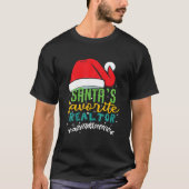 Santa's favoriete Real Estate Agent Realtor Christ T-shirt (Voorkant)