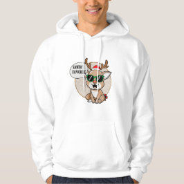 Santa's Favoriete" Rendieren Karakter Hoodie