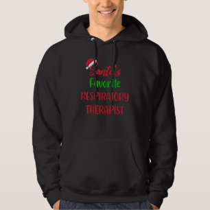 Santas favoriete respiratoire therapeut     Kerstm Hoodie