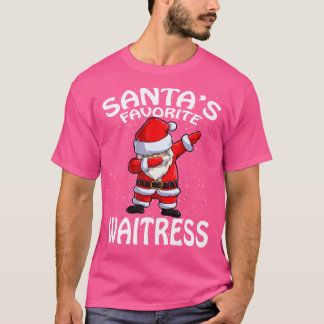 Santas Favoriete serveerster Kerstmis T-shirt