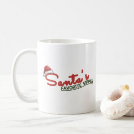 Santa's favoriete Sipper Holiday Design Koffiemok