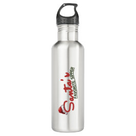 Santa's favoriete Sipper Holiday Design Waterfles