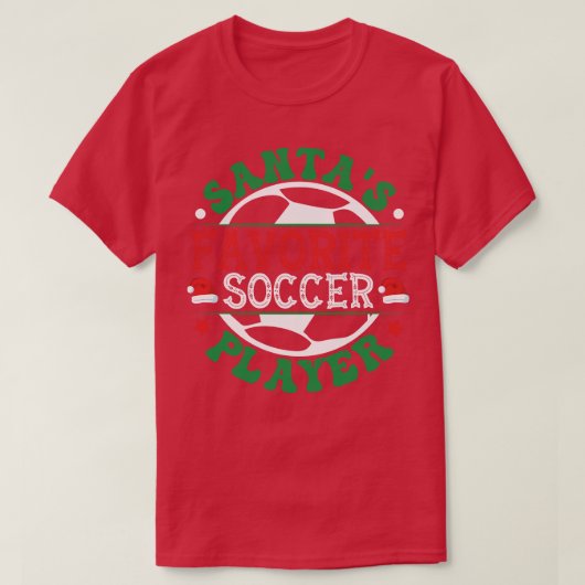 Santas favoriete speler t-shirt (Design voorkant)