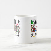 Santa's favoriete STEAM-leraar Funny Kerstmis Buf Koffiemok (Center)