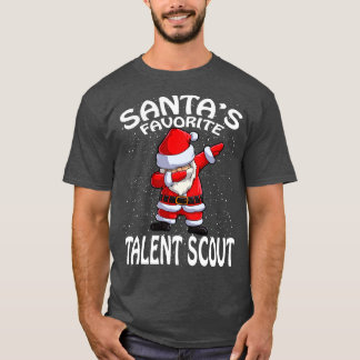 Santas Favoriete Talent Scout Kerstmis T-shirt
