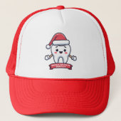 Santa's favoriete tandarts Schattige Tooth Christm Trucker Pet (Voorkant)