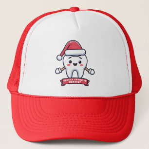 Santa's favoriete tandarts Schattige Tooth Christm Trucker Pet