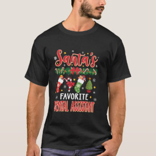 Santa's favoriete tandheelkundige assistent Santa T-shirt