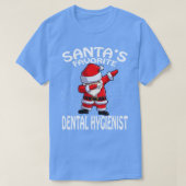 Santas Favoriete Tandheelkundige Hygiëne Kerstmis T-shirt (Design voorkant)