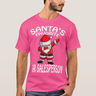 Santas Favoriete verkoper Kerstmis T-shirt