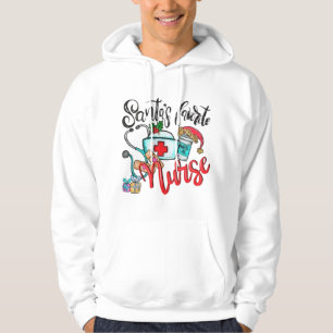 Santas favoriete verpleegster 1 hoodie