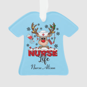 Santa's Favoriete Verpleegster - Nurse Life Ornament