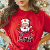 Santa's favoriete verpleegster t-shirt