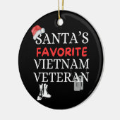 Santa's favoriete Vietnam-veteraan  Keramisch Ornament (Links)