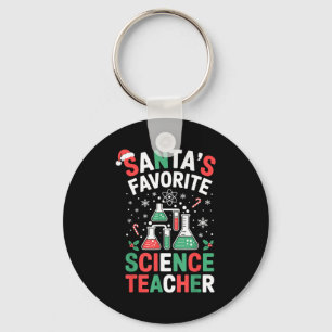 Santa's favoriete wetenschapsleraar Funny Science Sleutelhanger