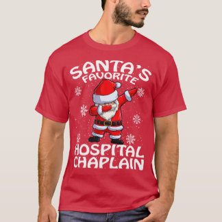 Santas Favoriete Ziekenhuis Kapelaan Kerstmis T-shirt
