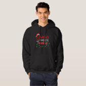 Santa's favoriete zuster-programma hoodie (Voorkant volledig)