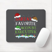 Santa's Favorite Account Executive Fun Christmas  Muismat (Met muis)