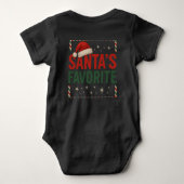 Santa's favorite Baby Bodysuits & one Pieces (Achterkant)