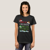 Santa's Favorite Billing Specialist Fun Christmas  T-shirt (Voorkant volledig)