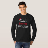 Santas Favorite Bricklayer  Christmas  Pajama Xmas T-shirt (Voorkant volledig)