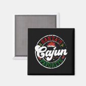 Santa's Favorite Cajun Christmas Pajama Family Mat Magneet (Voorkant / Achterkant)