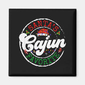 Santa's Favorite Cajun Christmas Pajama Family Mat Magneet (Voorkant)