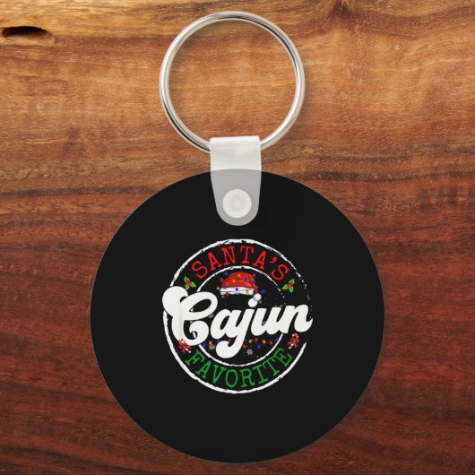 Santa's Favorite Cajun Christmas Pajama Family Mat Sleutelhanger (Voorkant)