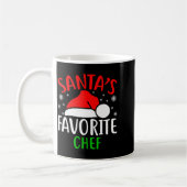 Santas Favorite Chef Funny Christmas Xmas Santa Lo Koffiemok (Links)