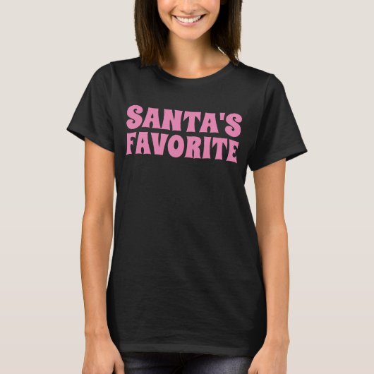 SANTA'S FAVORITE CHRISTIMAS T-SHIRTS (Voorkant)