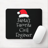 Santas Favorite Civil Engineer - Christmas Funny G Muismat (Met muis)