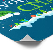 Santa's Favorite Cma Fun Christmas Medical Istant  Poster (Hoek)