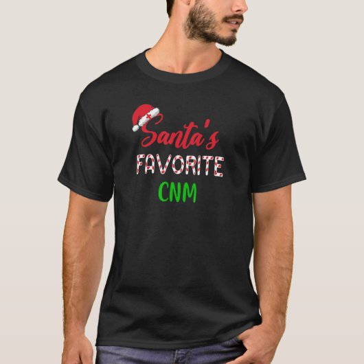 Santas Favorite CNM     Chritsmas T-shirt (Voorkant)